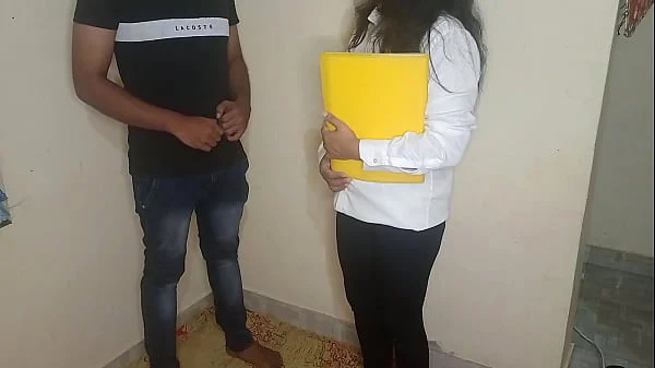 For increase the salary, the secretary fucks the boss in the office bathroom! in dirty hindi voice