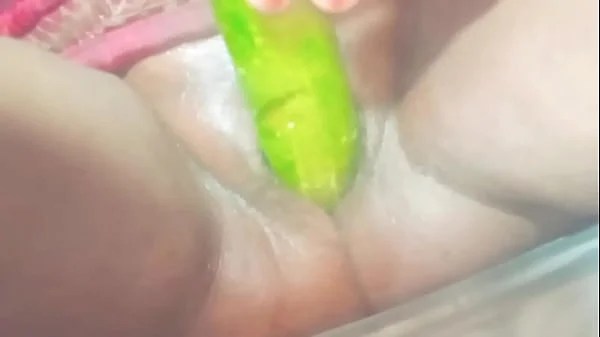 Indian desibhabhi Fucked by cucumber Part 2