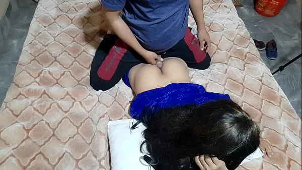 Indian hot teen girl first time Anal sex with her Step brother in hindi