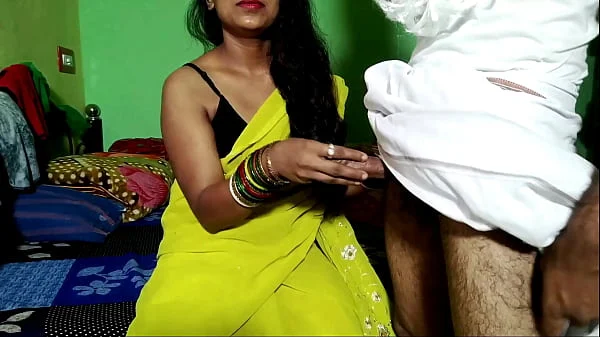 Alone at home, step grandfather fucked the girl while playing! in hindi voice