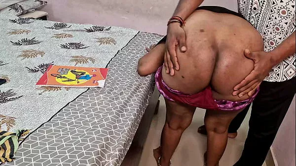 स्कूल गर्ल को होमवर्क पूरा नहीं करने पर ट्यूशन टीचर ने  घोड़ी बना पेला हिंदी में