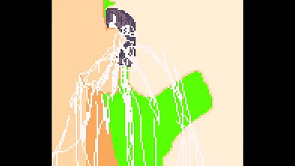Hentai Blowjob big dick in Pixel Art Animation